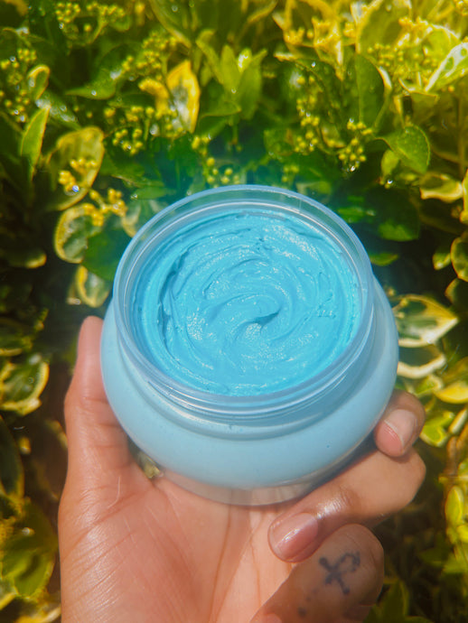 Blue Lace: the whipped body butter.