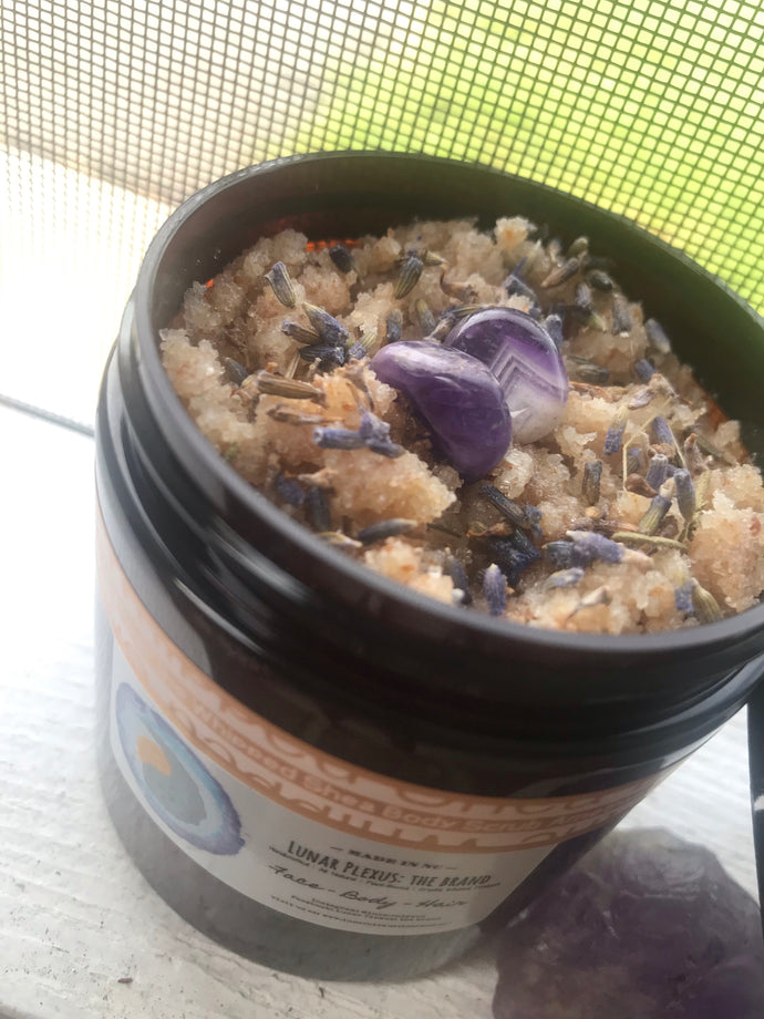 Amethyst: the body scrub.